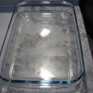 Marinex Glass Rectangle Baking Dish Vintage Item